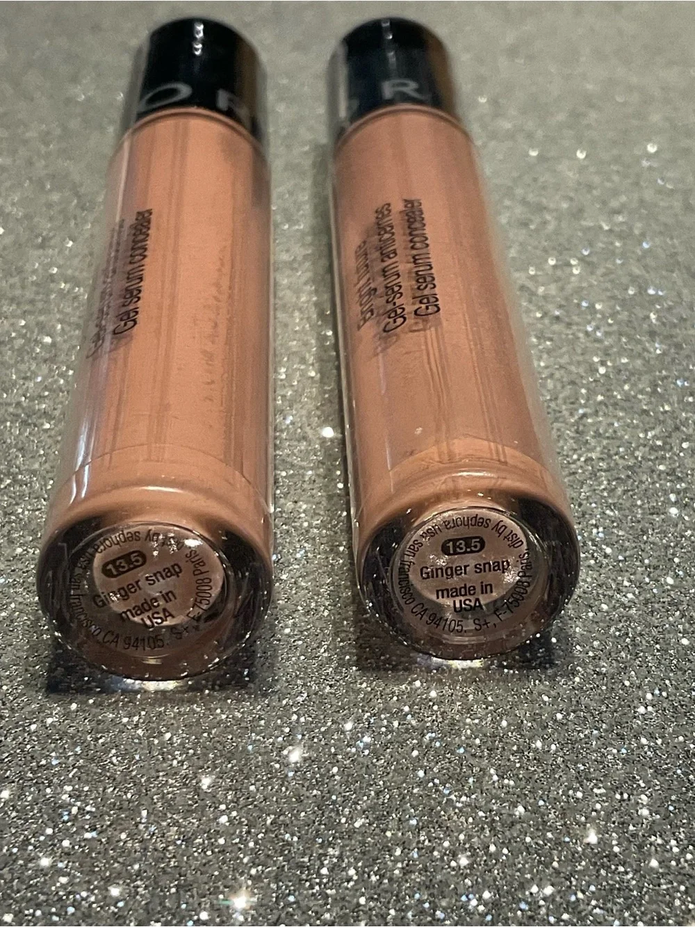 2- NEW SEPHORA Bright Future Gel Serum Concealer #13.5 GINGER SNAP sealed